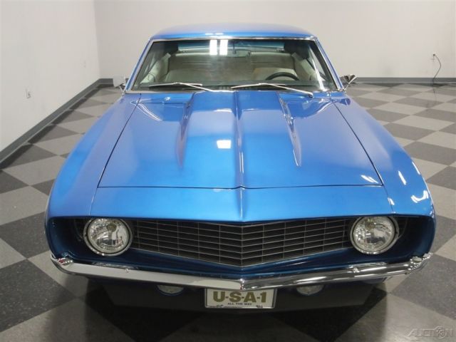 1969 Blue Chevrolet Camaro