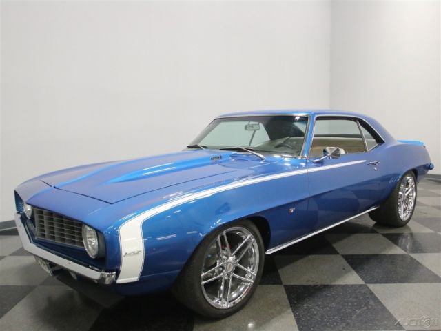 1969 Blue Chevrolet Camaro