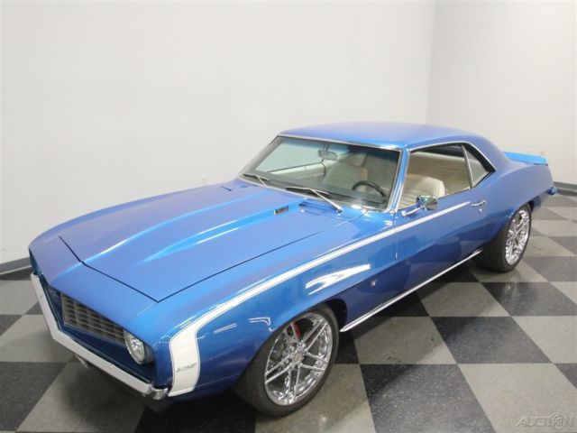 1969 Blue Chevrolet Camaro