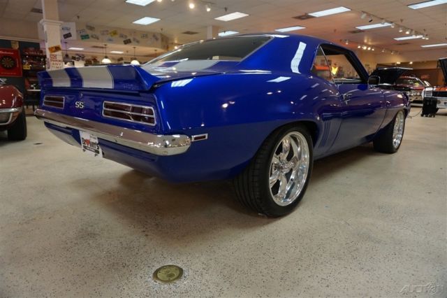 1969 Blue Chevrolet Camaro