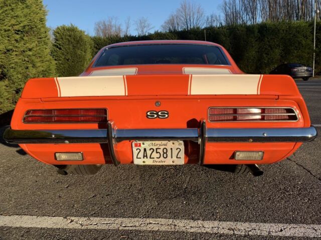 1969 Orange Chevrolet Camaro