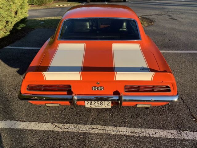 1969 Orange Chevrolet Camaro