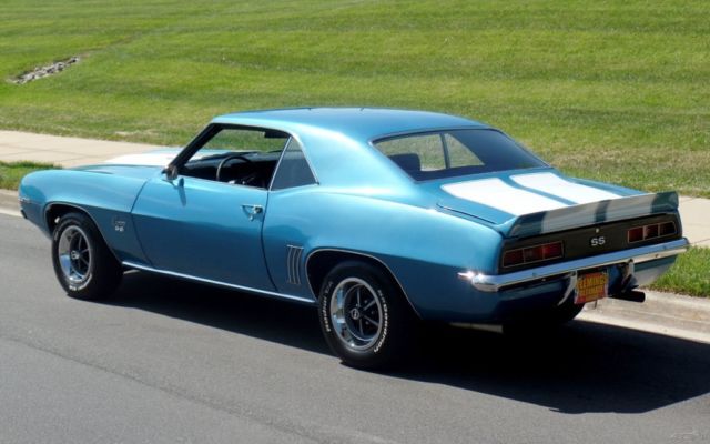 1969 Blue Chevrolet Camaro Coupe