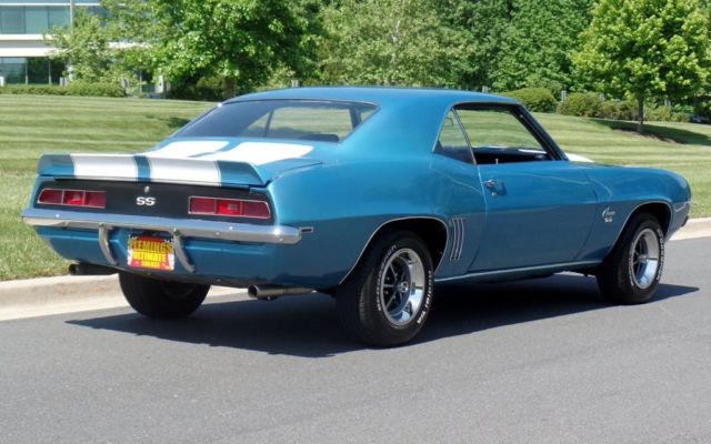 1969 Blue Chevrolet Camaro Coupe
