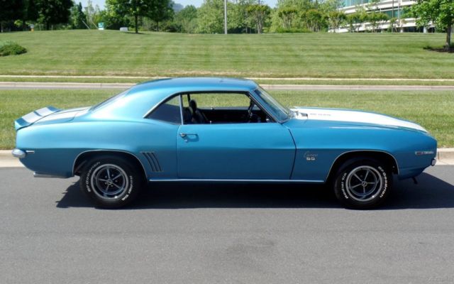 1969 Blue Chevrolet Camaro Coupe