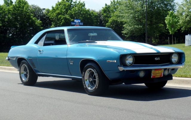1969 Blue Chevrolet Camaro Coupe