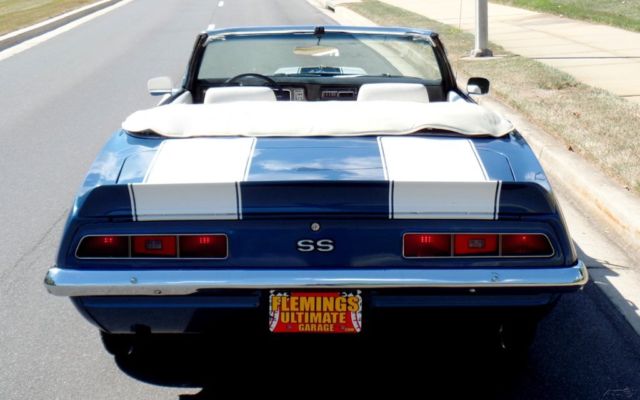 1969 Blue Chevrolet Camaro Convertible