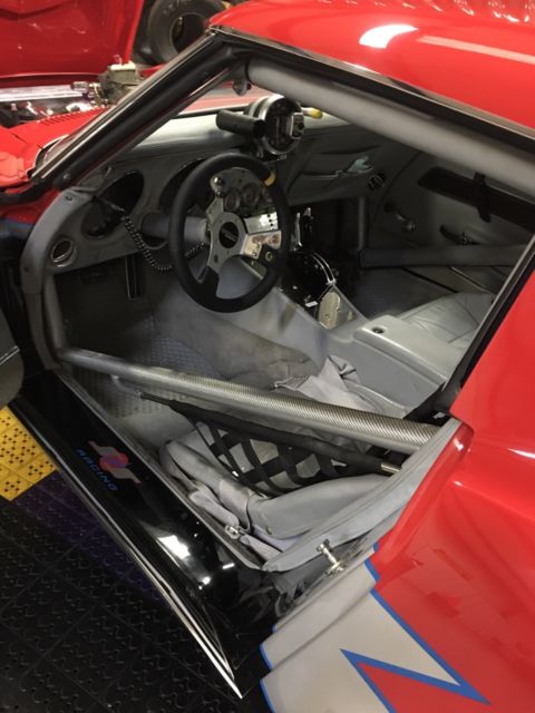 1969 Red and Black Chevrolet Corvette Coupe