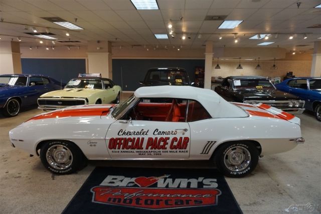 1969 Orange Chevrolet Camaro