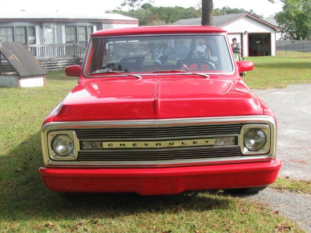 1969 Viper Red Chevrolet C-10