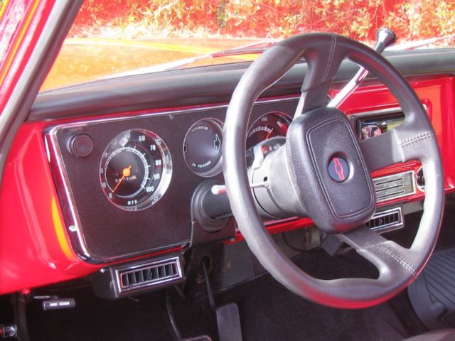 1969 Viper Red Chevrolet C-10