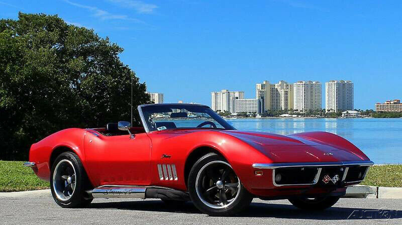 1969 Red Chevrolet Corvette
