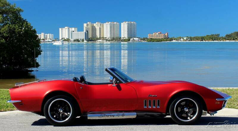 1969 Red Chevrolet Corvette