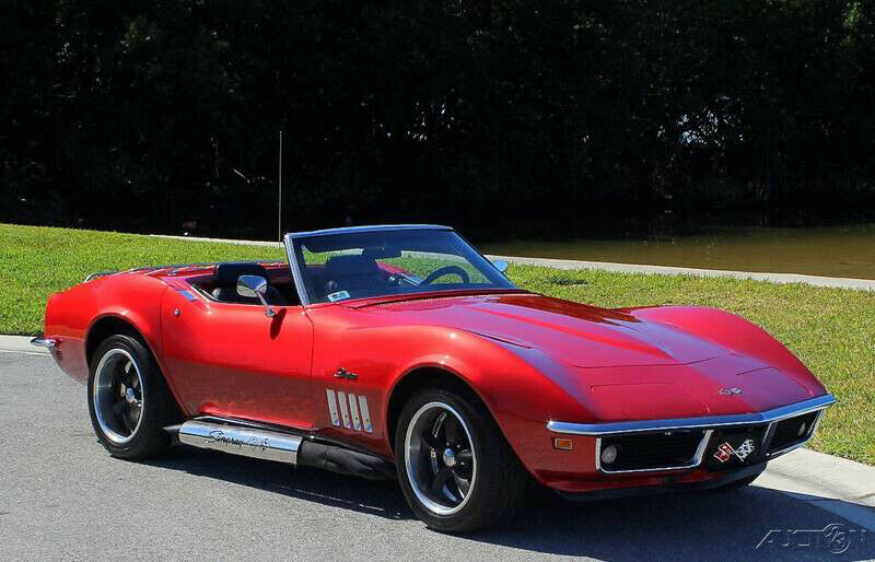 1969 Red Chevrolet Corvette