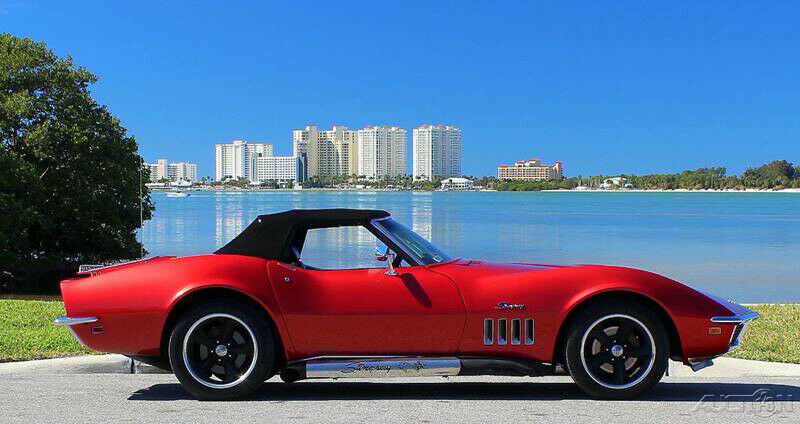 1969 Red Chevrolet Corvette