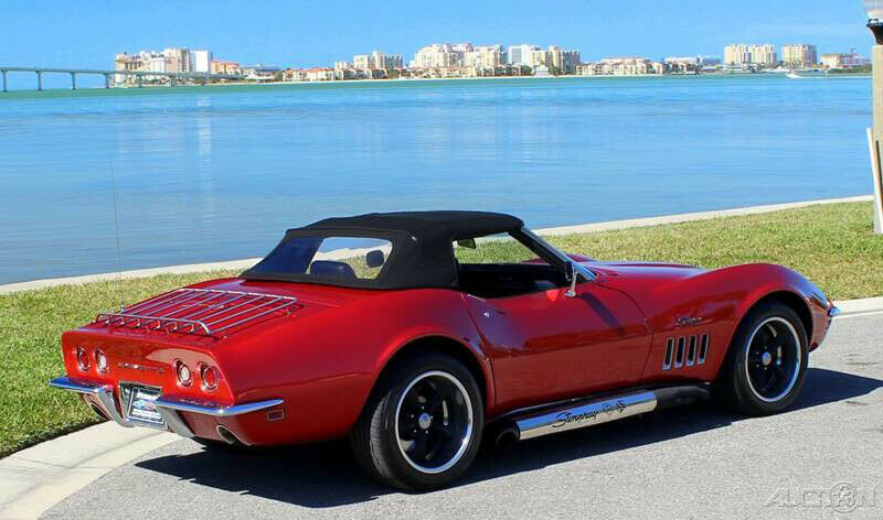 1969 Red Chevrolet Corvette