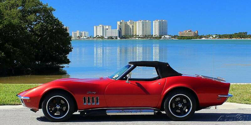 1969 Red Chevrolet Corvette