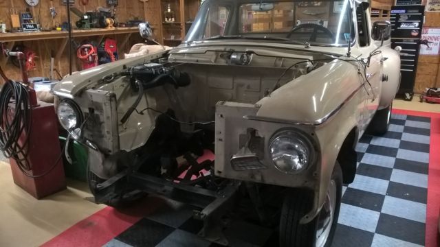 1960 Tan Studebaker Champ Standard Cab Pickup