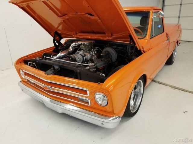 1969 Orange Chevrolet C-10 Pickup Truck