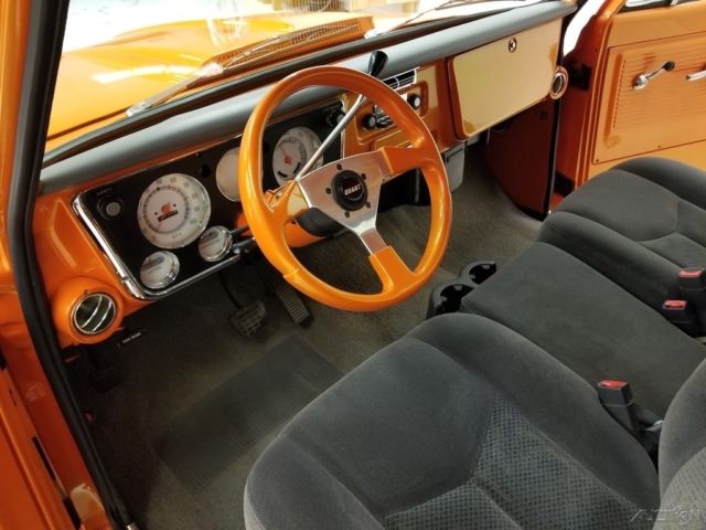 1969 Orange Chevrolet C-10 Pickup Truck