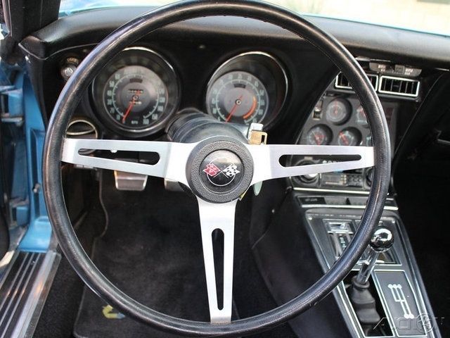 1969 Blue Chevrolet Corvette