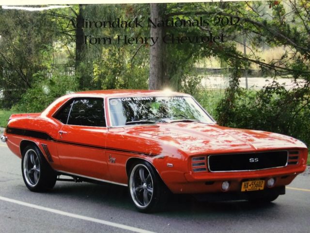 1969 Orange Chevrolet Camaro Coupe