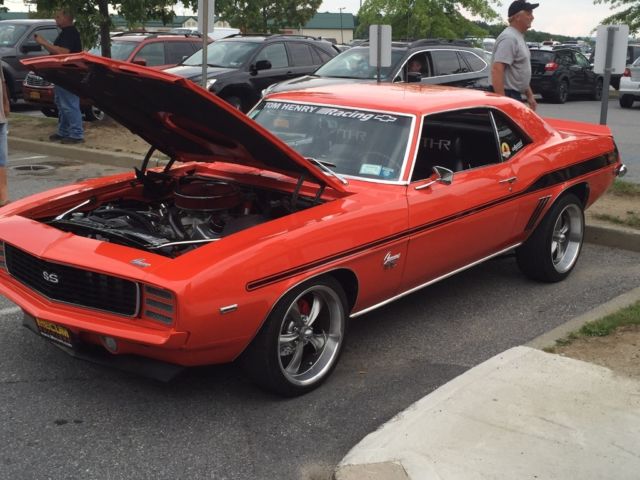 1969 Orange Chevrolet Camaro Coupe