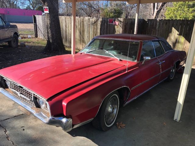 1969 Red Ford Thunderbird Sedan