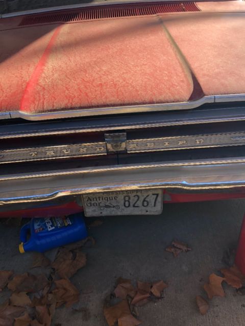 1969 Red Ford Thunderbird Sedan