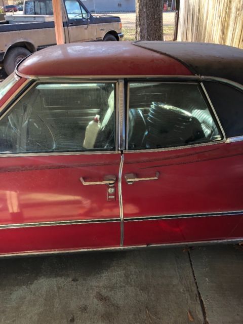 1969 Red Ford Thunderbird Sedan