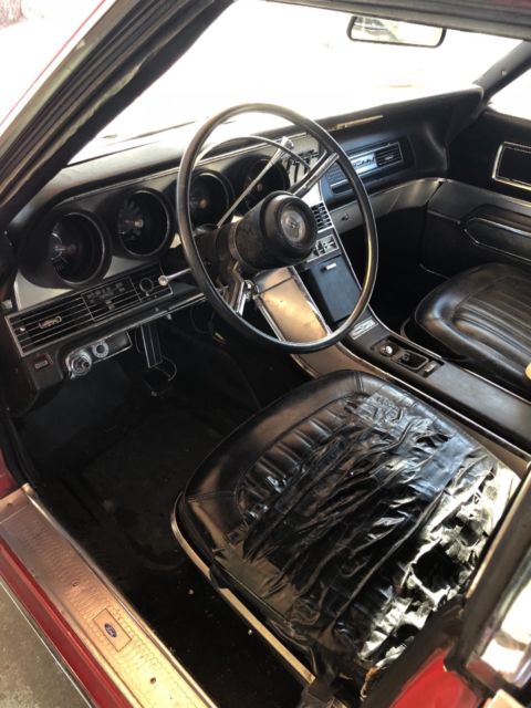 1969 Red Ford Thunderbird Sedan
