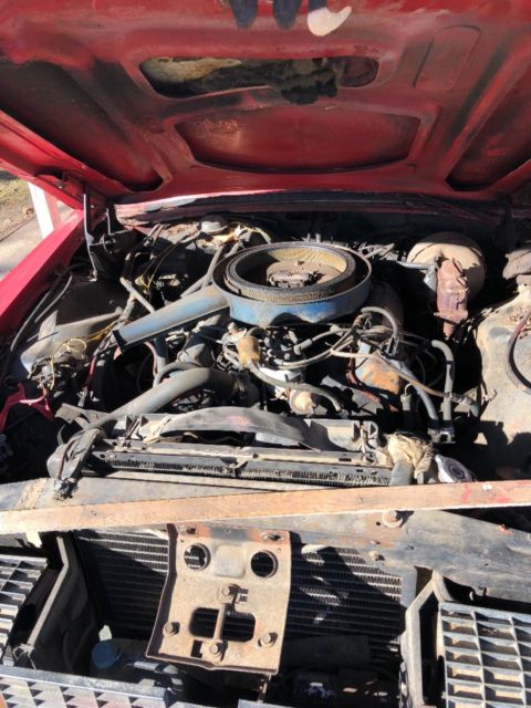 1969 Red Ford Thunderbird Sedan