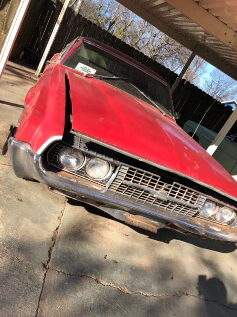 1969 Red Ford Thunderbird Sedan