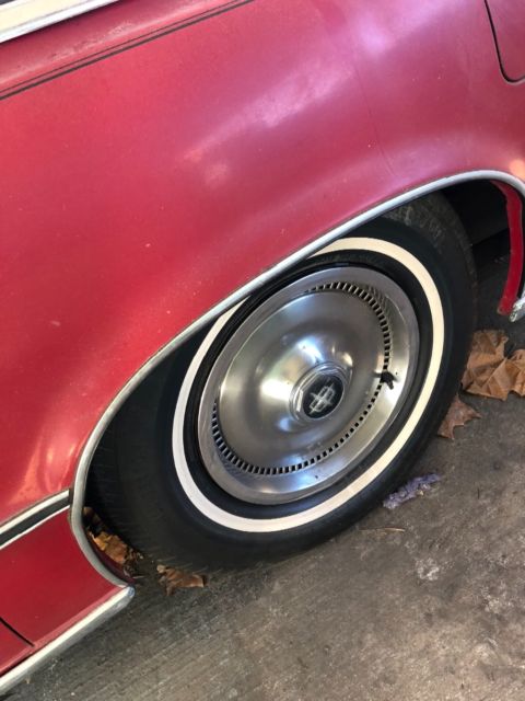 1969 Red Ford Thunderbird Sedan