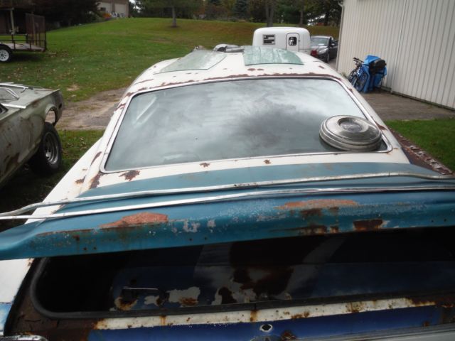 1969 White Ford Torino