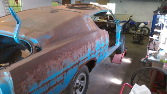 1969 Blue Ford Torino Coupe