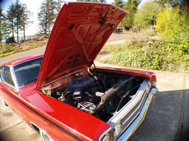 1969 Red Ford Torino Fastback