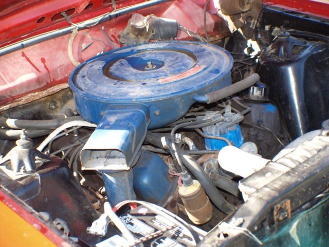 1969 Red Ford Torino Fastback