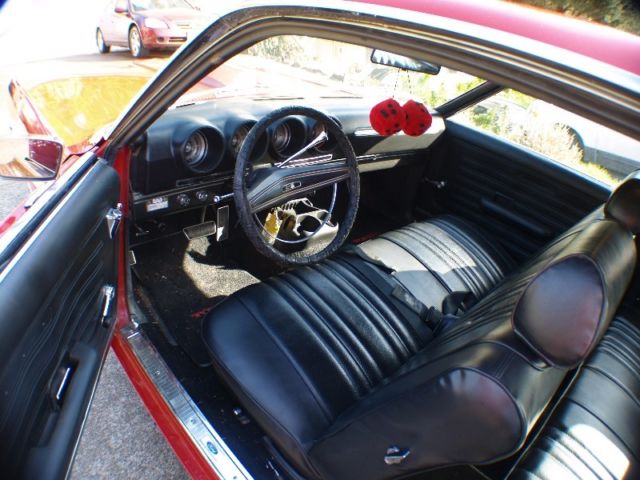 1969 Red Ford Torino Fastback