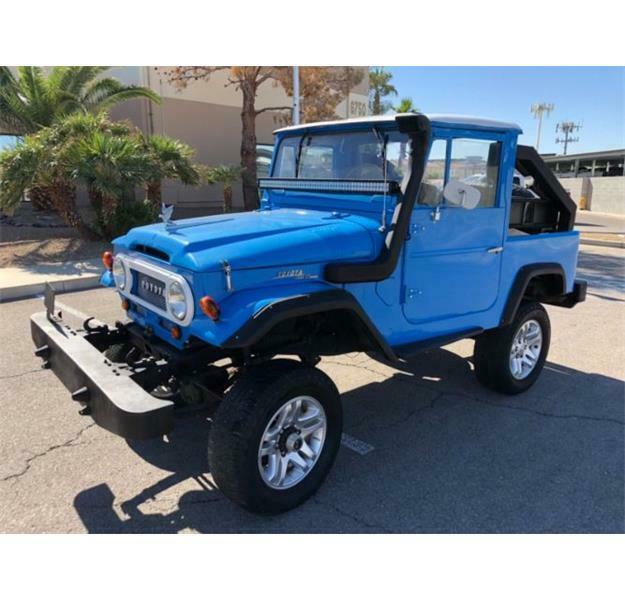 1963 Blue Toyota Land Cruiser Convertible
