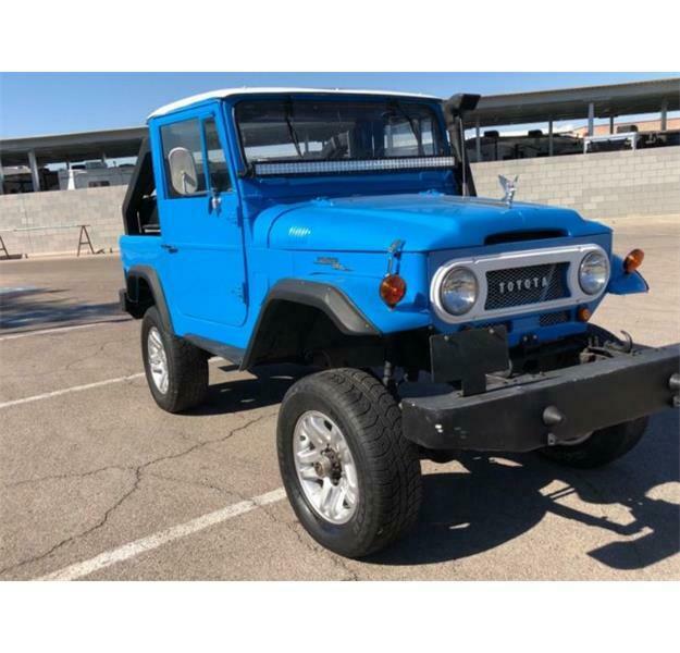 1963 Blue Toyota Land Cruiser Convertible