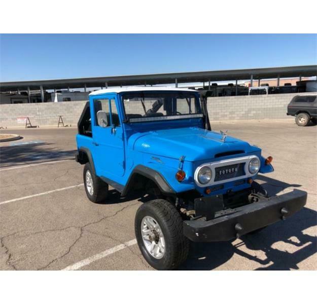 1963 Blue Toyota Land Cruiser Convertible