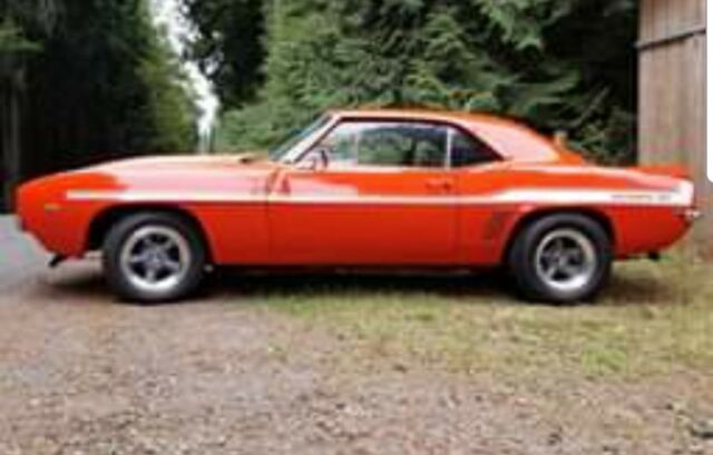 1969 Orange Chevrolet Camaro Coupe
