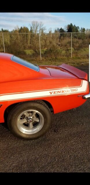 1969 Orange Chevrolet Camaro Coupe