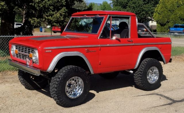 1969 Red Ford Bronco