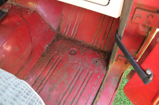 1969 Red Ford Bronco SUV