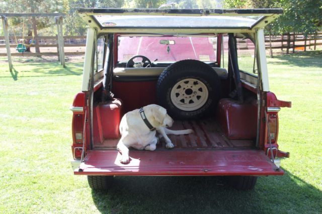 1969 Red Ford Bronco SUV
