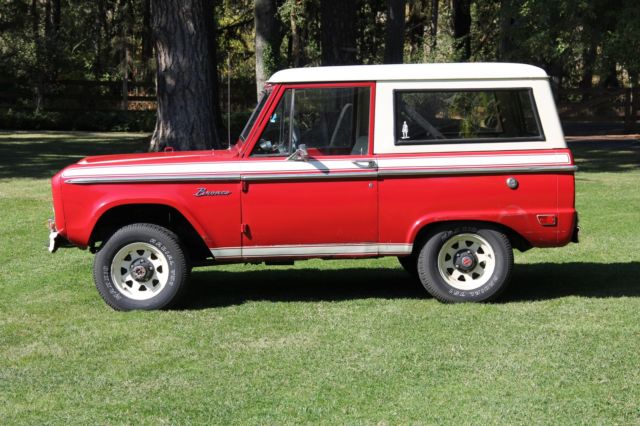 1969 Red Ford Bronco SUV