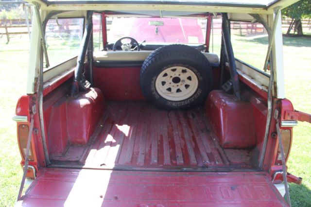 1969 Red Ford Bronco SUV