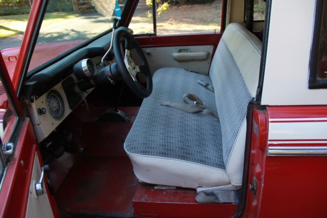 1969 Red Ford Bronco SUV